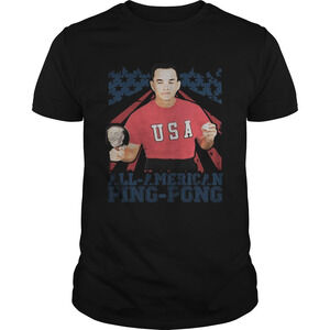 Forrest Gump American Flag All American Ping Pong Shirt